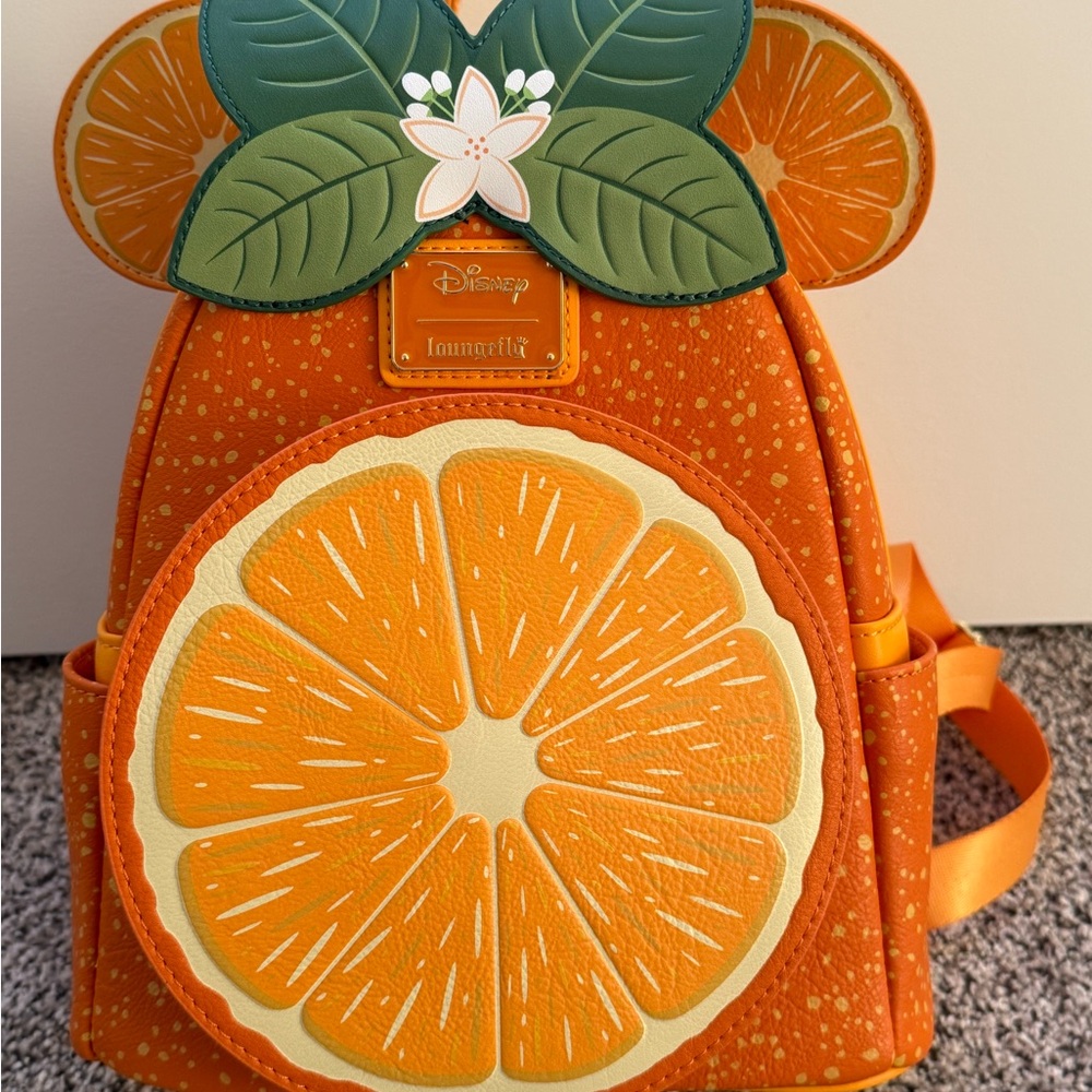 Loungefly Disney Orange Citrus mini backpack, NWT